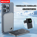 10000mAh Thin Magnetic Wireless Power Bank 5000mAh Portable USB C Fast Charging External Battery for iPhone 16 15 Samsung Xiaomi