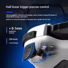 D11 Stretch gamepad Hall Trigger macro back Key Switch Android IOS Streaming gamepad PC type-c Link