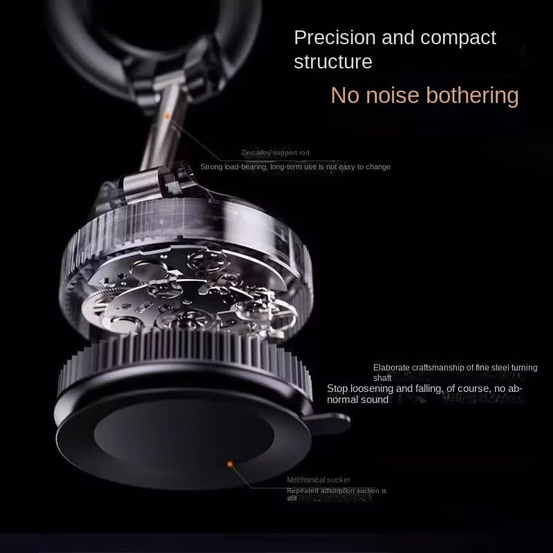 New foldable vacuum adsorption magnetic car phone holder 2025 suction cup dedicated navigation phone holder - Old World Hub