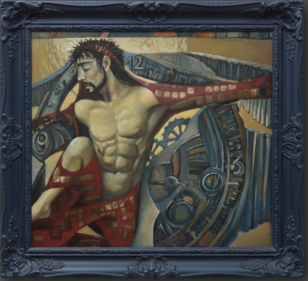 Close-up of a detailed Jesus figurine from the Timeless Jesus collection by Old World Hub, showcasing intricate craftsmanship.